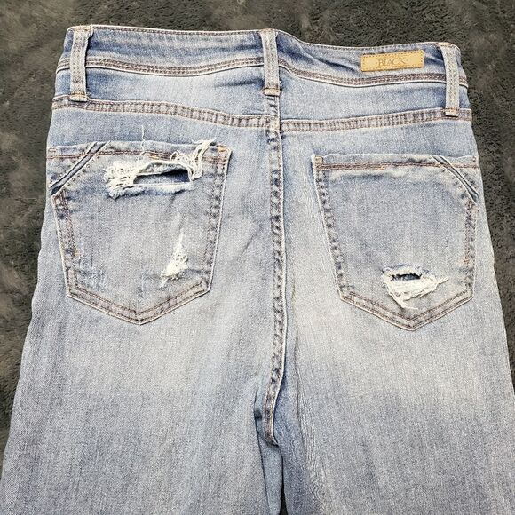 Buckle Black high rise ankle distressed destroyed jeans fit 53 button fly - Picture 3 of 14